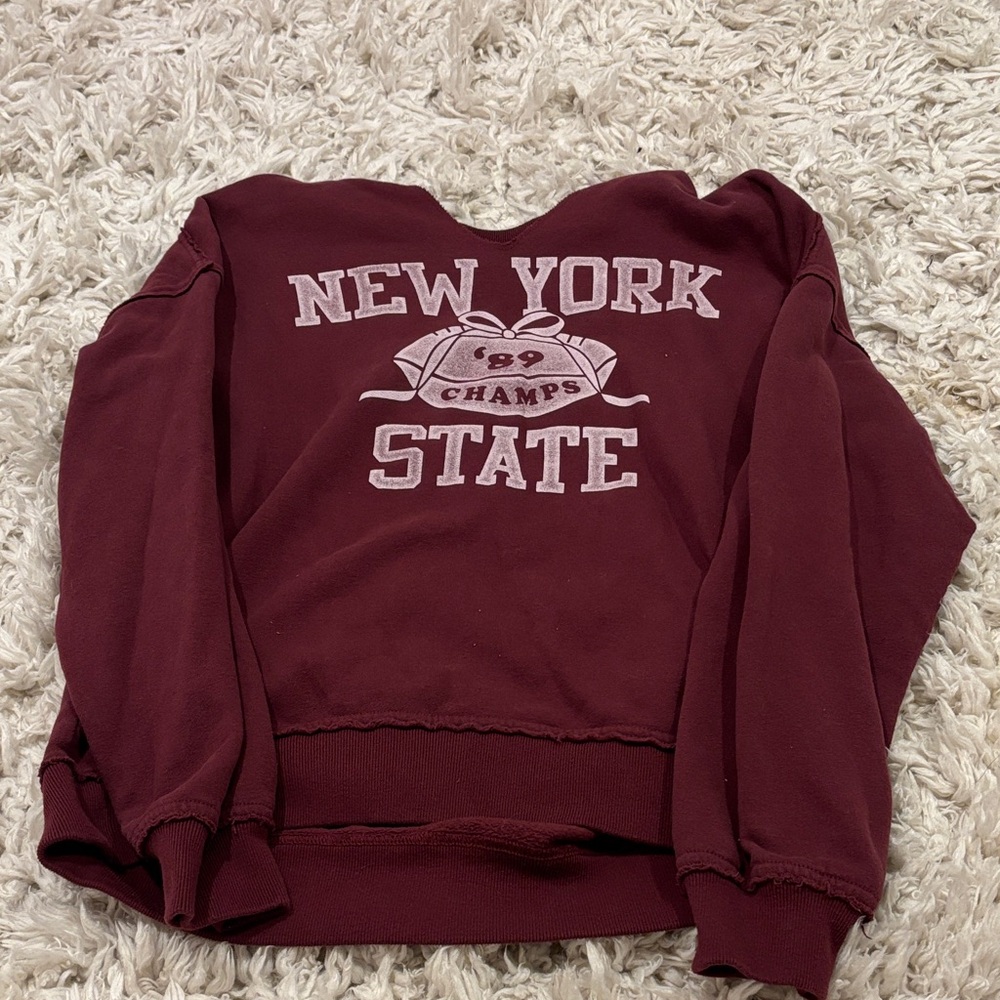 Hollister New York State Maroon Sweater